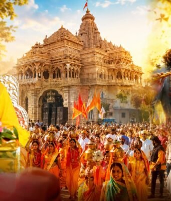अयोध्या धाम से छिंदवाड़ा पहुंचे स्वामी राघवाचार्य जी महाराज : दशहरा मैदान में कल से भव्य भागवत ज्ञान यज्ञ, दोपहर 12 बजे निकलेगी विशाल कलश यात्रा
